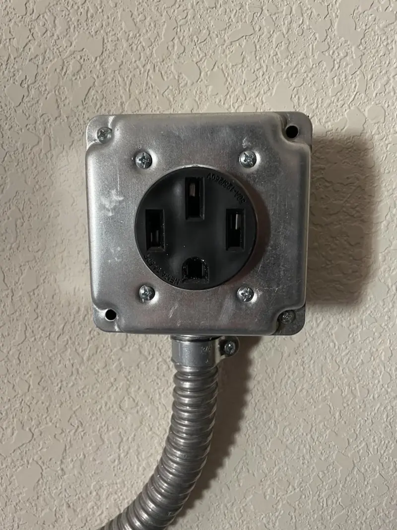 NEMA 14-50 outlet installed for Electrical Panel Upgrade in The Dalles