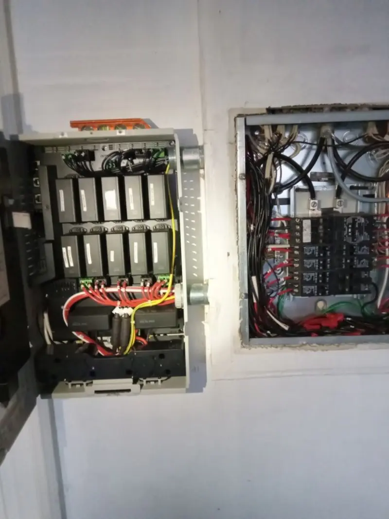 Electrical panel upgrade completed for Security Camera Wiring in The Dalles